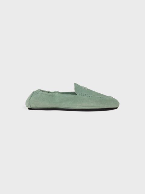 CELINE ADAM LOAFER IN SUEDE CALFSKIN