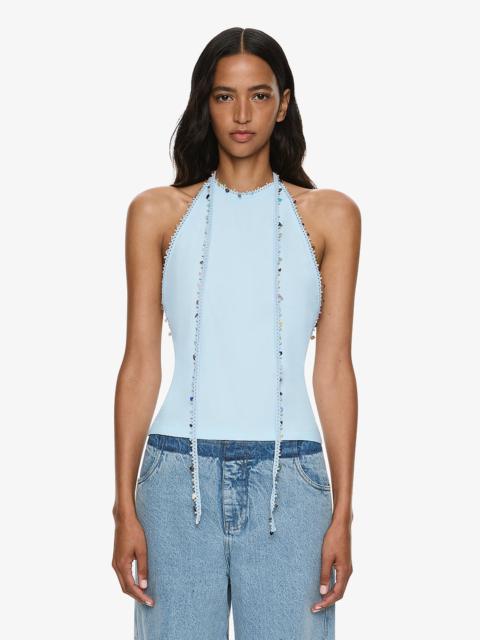 CHRISTOPHER ESBER Beach Quartz Halter Lycra Top