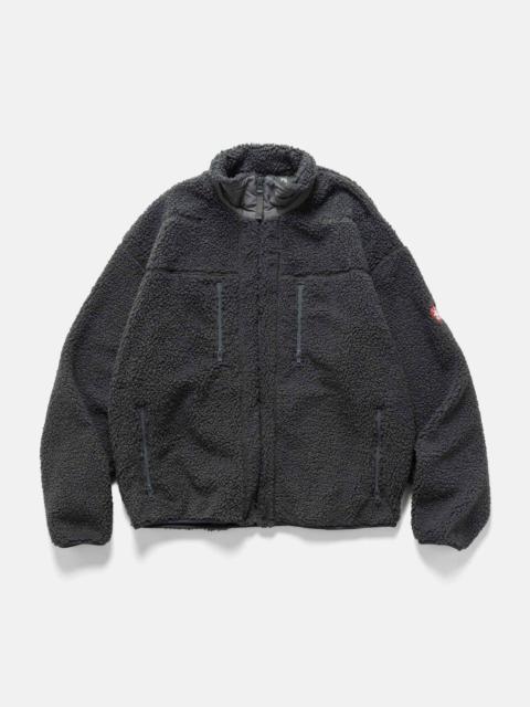 Cav Empt Stand Collar Boa Zip Up Grey