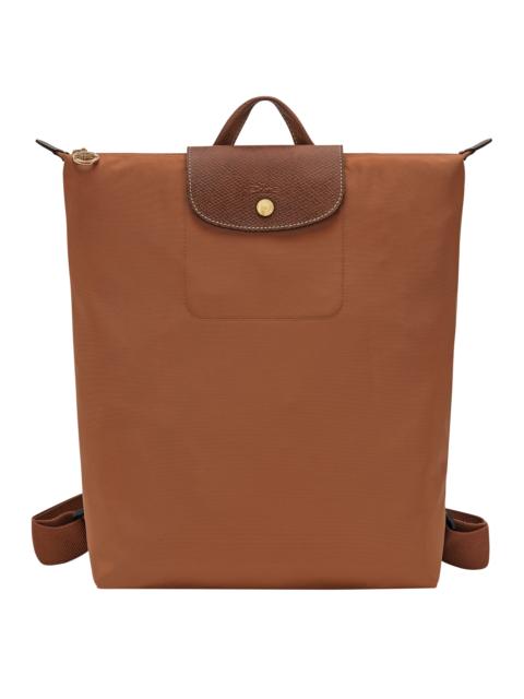 Longchamp Le Pliage Original M Backpack Cognac - Canvas