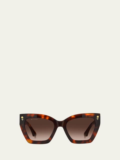 Etro Rectangle Acetate Sunglasses