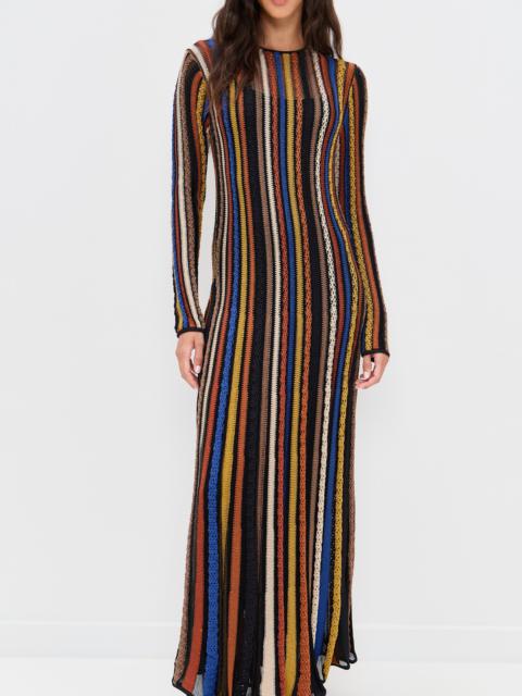ULLA JOHNSON Albie Knit Long Sleeve Knit Dress