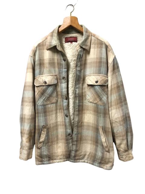 Other Designers Vintage - Last Call🚀Ralph Eton Sherpa Check Button Flannel Jacket