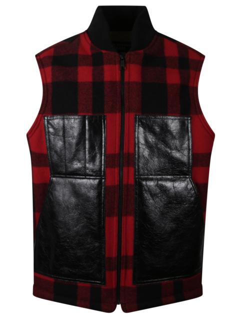 Junya Watanabe MAN Junya Watanabe Men Mackinaw Wool And Leather Vest