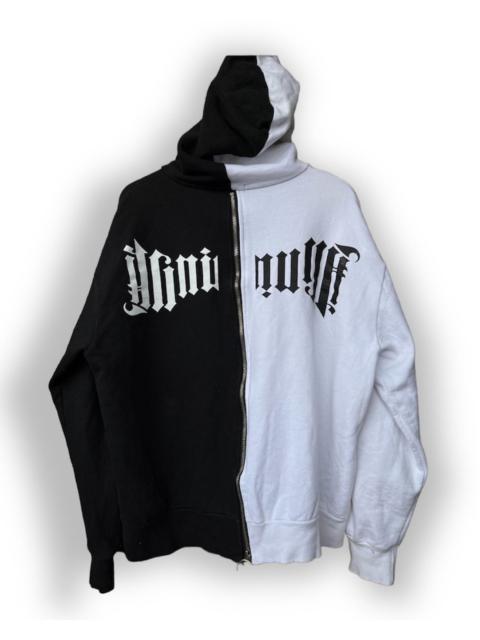 Vintage - Atti Black White Anarchy Embroidery Sweatshirts Hoodie