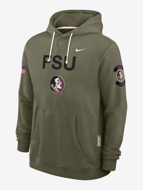 Nike Florida State 2025 Military Appreciation Men's Nike Dri-FIT College Pullover Hoodie