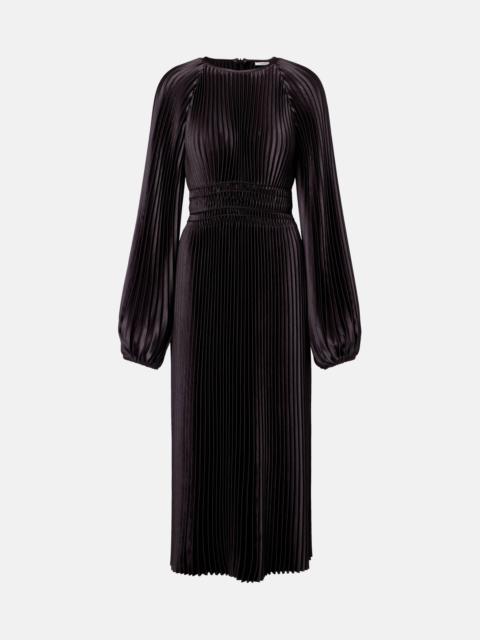 JOSEPH Ortiz pleated midi dress