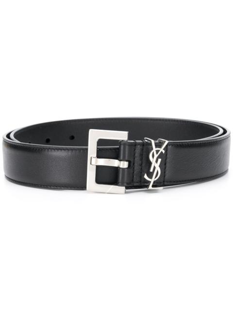 SAINT LAURENT Saint Laurent Women Cassandre Leather Belt