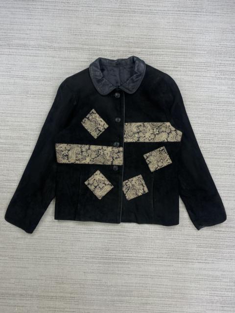 Other Designers Japanese Brand - Vintage Japanese Fashion Paisley Paychwork Button Jacket