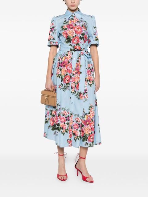 Dolce & Gabbana Dolce & Gabbana Women Flower Print Midi Dress