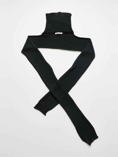Our Legacy Mock Scarf Black Cloud Cotton