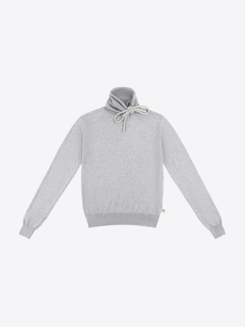 AREA CRYSTAL KNOT TURTLENECK SWEATER
