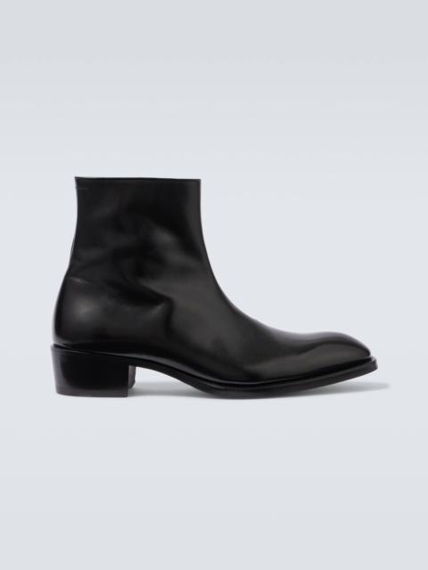 TOM FORD Vincent leather ankle boots