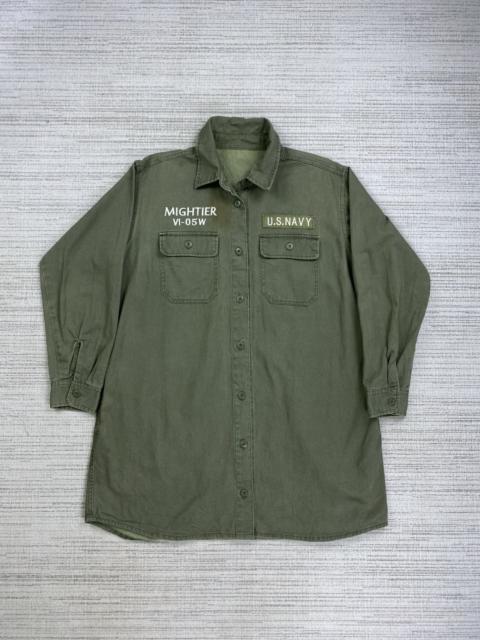 Other Designers Vintage GORGE US.Navy Military Embroidery Spellout Jacket