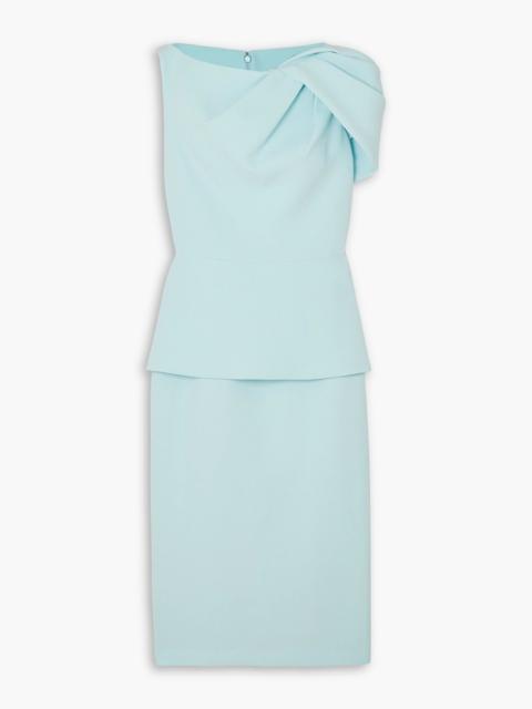 Safiyaa Mabila draped crepe midi dress