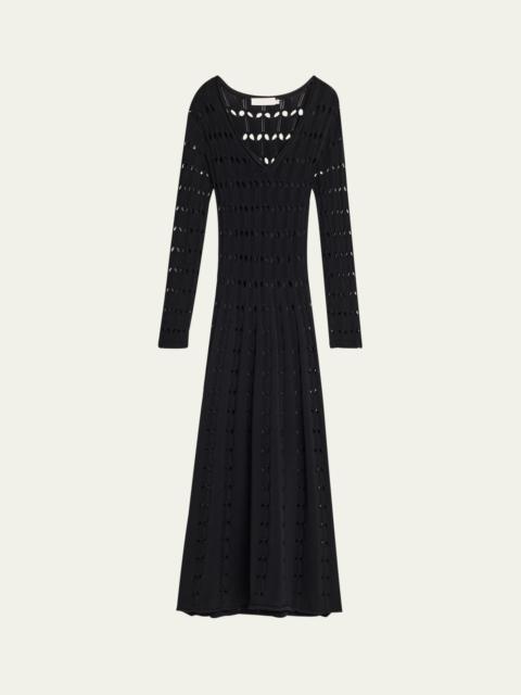 Zimmermann Rhiannon Pointelle Maxi Dress