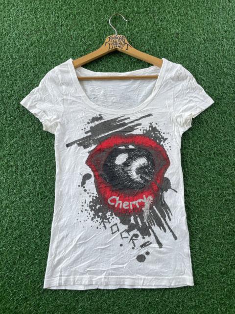 Other Designers Rare - Cherry Rock Punk Big Logo Tee