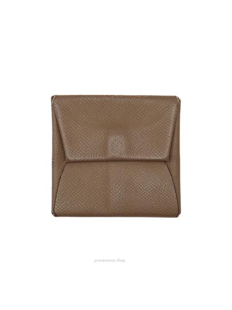 Hermès Hermes Bastia Wallet - Etoupe Epsom Leather