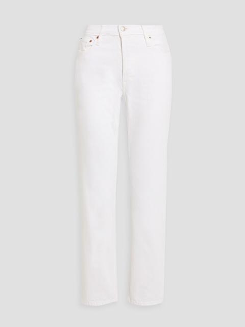 Other Designers Jane mid-rise straight-leg jeans