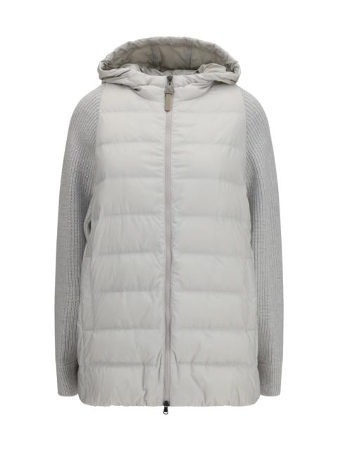 Brunello Cucinelli Brunello Cucinelli Women Long Monili Chain Puffer Jacket