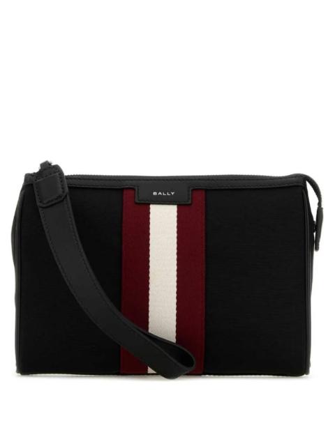 Other Designers Bally Code Pouch in Black Nylon