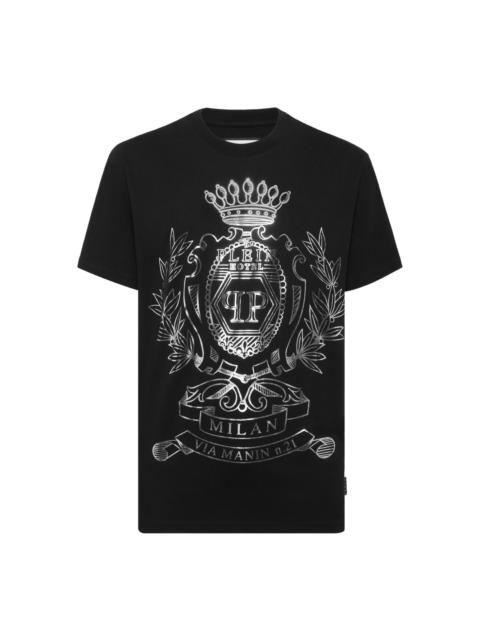 PHILIPP PLEIN crest-embellished T-shirt