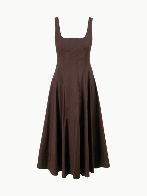 STAUD STAUD WELLS DRESS EARTH