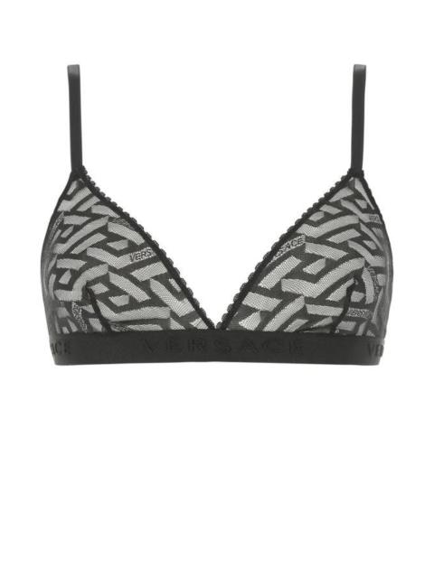 VERSACE Black Lace Bra