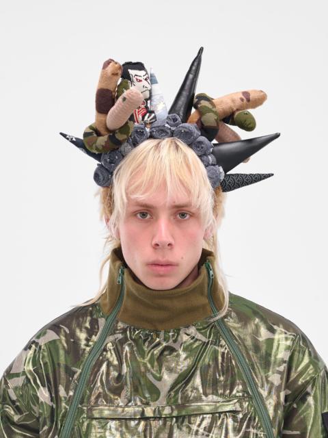 KIDILL Punk Spiked Plush Headband