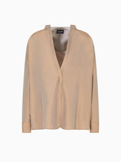 GIORGIO ARMANI SATIN SHIRT