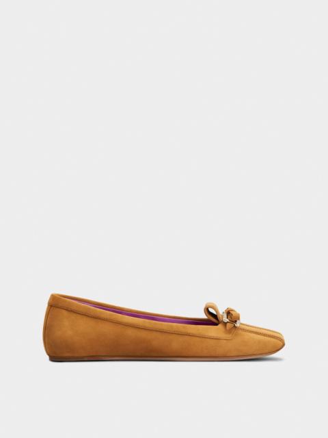 Roger Vivier Trompette Ballerinas in suede