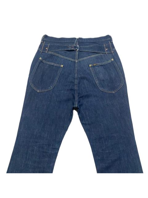 Kapital Kapital No.2 Denim Drop Crotch Jeans Buckle Back