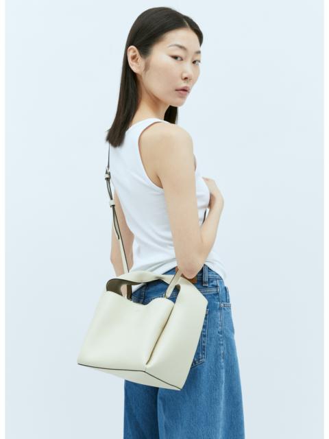 Totême Toteme Women Logo Print Leather Bucket Bag