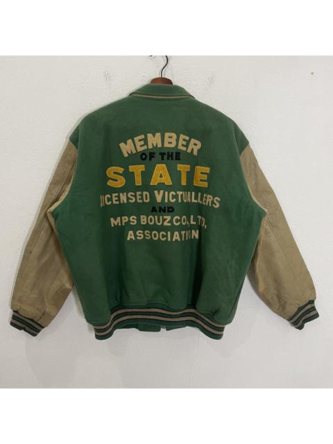 Other Designers Japanese Brand - Vintage Mps Company Big Logo Varsity Jacket