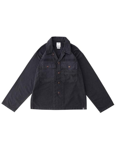 visvim CARDWELL SHIRT L/S DMGD NAVY