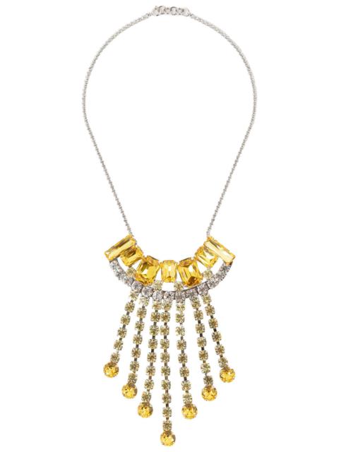 Dries Van Noten Dries Van Noten Women Statement Brass Necklace With Strass Charms
