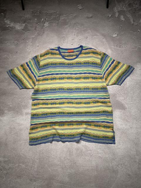 Other Designers Vintage 90s Coogi Style 3D Cable Knit Sweater T Shirt Tee