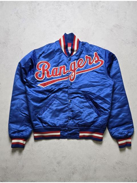 Other Designers Starter - Vintage Texas Rangers Diamond Collection MLB Satin Bomber