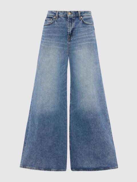 7 For All Mankind Willow Palazzo Wide Leg in Debut