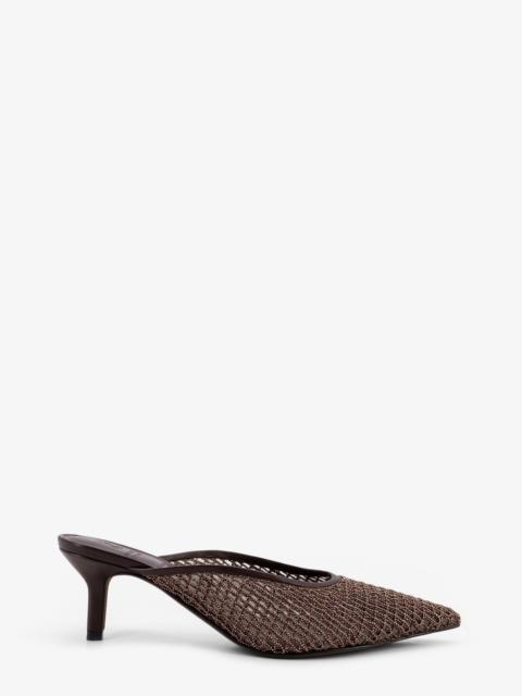 Brunello Cucinelli Brunello Cucinelli Women Leather Sandals With Monili Detail