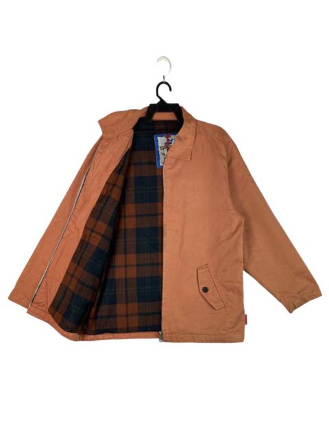 Other Designers Japanese Brand - Vtg 90s EPIDEMIC workwear plaid checkered lining zip jacket
