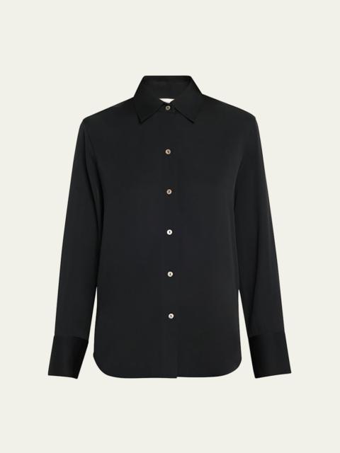 Vince Classic Button-Front Blouse