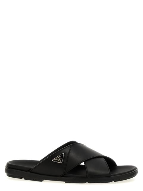Prada Prada Men Logo Sandals