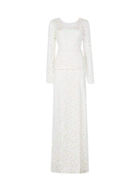 Other Designers Elizabella Cutout Lace Gown