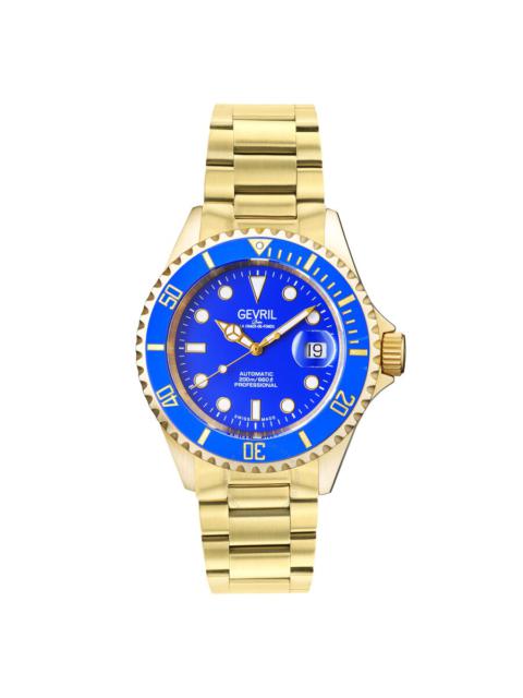 Other Designers Gevril Wallstreet Automatic Blue Dial Men's Watch 4854A