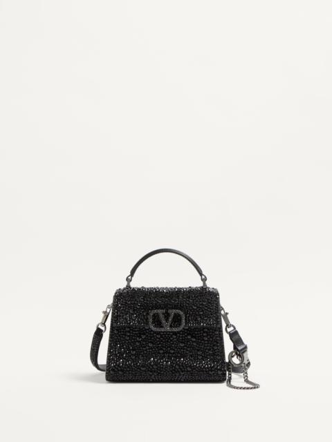 Valentino MINI VSLING HANDBAG WITH SPARKLING EMBROIDERY