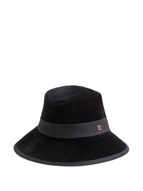 Valentino VLogo Signature velvet hat