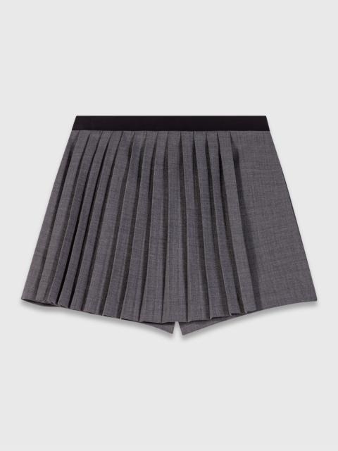 maje Pleated skort