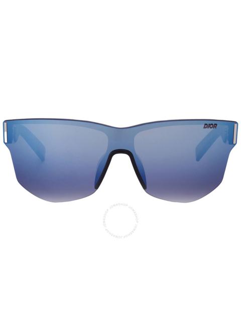 Dior DIORADDICT Grey Blue Flash Shield Men's Sunglasses DM40021U 01B 99