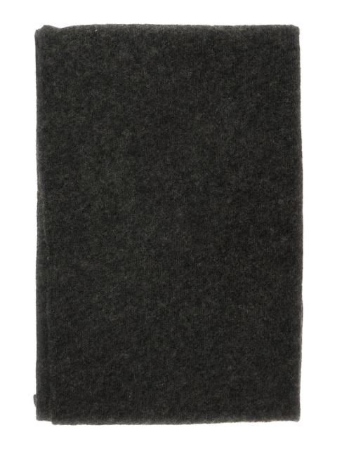 Brunello Cucinelli Brunello Cucinelli Women Black Scarf With Rectangular Design And Monili Details In Cashmere Women